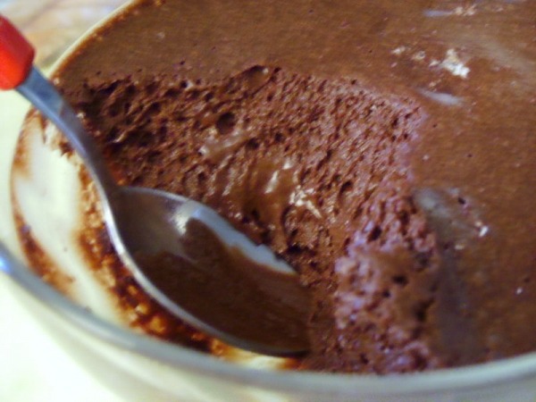 Mousse au chocolat manjari